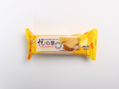 悦·心享香橙口味威化饼-18克